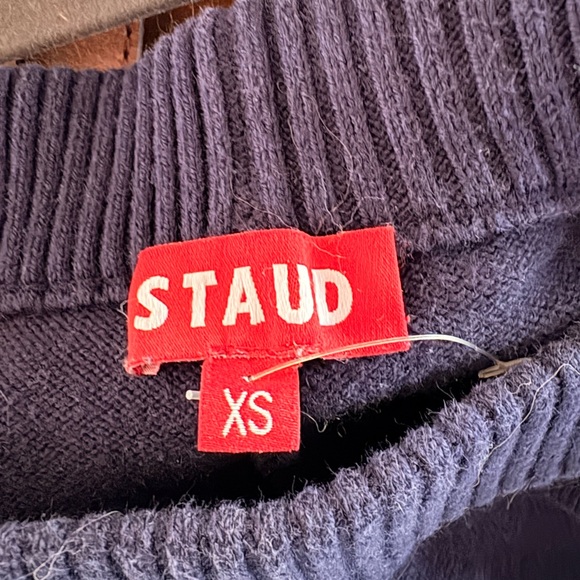 NWOT STAUD Mitchell cotton & wool blend pant, size XS - Picture 6 of 8